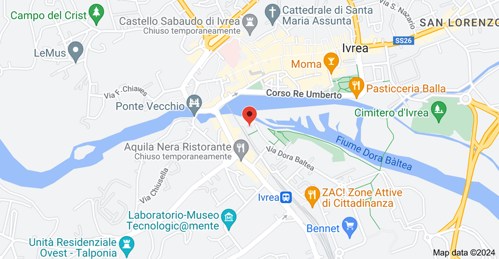 Mappa della sede della consulta giovani
